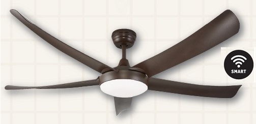 BESTAR VESTA 42 Inch - 52 Inch Ceiling Fan With Smart Functions - 36W Ultra Bright LED Light